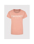 TWINSET Тишърт 212TP2211 Розов Regular Fit - Pepit.bg