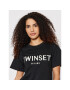 TWINSET Тишърт 221TP2540 Черен Regular Fit - Pepit.bg