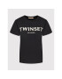 TWINSET Тишърт 221TP2540 Черен Regular Fit - Pepit.bg