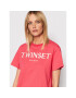 TWINSET Тишърт 221TT2220 Розов Relaxed Fit - Pepit.bg