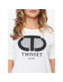 TWINSET Тишърт 232TT240B Бял Regular Fit - Pepit.bg