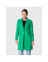 TWINSET Вълнено палто 222TP2060 Зелен Regular Fit - Pepit.bg