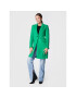 TWINSET Вълнено палто 222TP2060 Зелен Regular Fit - Pepit.bg