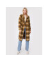 TWINSET Вълнено палто 222TP2190 Кафяв Regular Fit - Pepit.bg