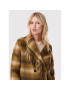 TWINSET Вълнено палто 222TP2190 Кафяв Regular Fit - Pepit.bg