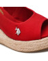 U.S. Polo Assn. Еспадрили Aylin005a AYLIN005W/2C3 Червен - Pepit.bg