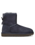 Ugg Апрески W Mini Bailey Bow II 1016501 Тъмносин - Pepit.bg