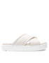 Ugg Чехли W Zayne Crossband 1128635 Бял - Pepit.bg