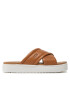 Ugg Чехли W Zayne Crossband 1128635 Кафяв - Pepit.bg