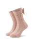 Ugg Чорапи дълги дамски W Laila Bow Fleece Lined Sock OS 1113637 Розов - Pepit.bg