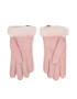 Ugg Дамски ръкавици W Shorty Glove W Leather Trim 17367 Розов - Pepit.bg