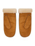 Ugg Дамски ръкавици Sheepskin Embroider Mitten 20932 Кафяв - Pepit.bg