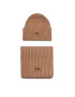 Ugg Комплект шал и шапка W Chunky Rib Knit Set 20270 Кафяв - Pepit.bg