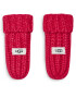 Ugg Комплект шапка и ръкавици K Infant Knit Set 22726 Розов - Pepit.bg