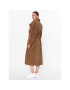Ugg Кожено палто Alesandra 1149930 Кафяв Oversize - Pepit.bg