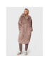 Ugg Кожено палто Koko 1117512 Бежов Oversize - Pepit.bg