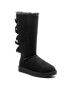 Ugg Обувки W Bailey Bow Tall II 1016434 Черен - Pepit.bg