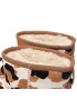 Ugg Обувки W Classic Mini Cow Print 1123353 Кафяв - Pepit.bg