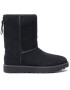 Ugg Обувки W Classic Short Logo Zip 1122672 Черен - Pepit.bg