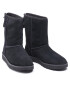 Ugg Обувки W Classic Short Logo Zip 1122672 Черен - Pepit.bg