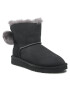 Ugg Обувки W Mini Bailey Fuzzy Bow 1132018 Черен - Pepit.bg