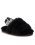 Ugg Пантофи T Fluff Yeah Slide 1098579T Черен - Pepit.bg