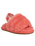 Ugg Пантофи T Fluff Yeah Slide 1098579T Оранжев - Pepit.bg