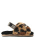 Ugg Пантофи T Fluff Yeah Slide Spotty 1134955T Кафяв - Pepit.bg