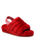 Ugg Пантофи W Fluff Yeah Slide 1095119 Червен - Pepit.bg