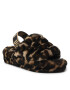 Ugg Пантофи W Fluff Yeah Slide Panther Print 1120903 Кафяв - Pepit.bg