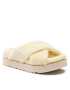 Ugg Пантофи W Fuzz Sugar Terry Cross Slide 1126385 Жълт - Pepit.bg