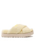 Ugg Пантофи W Fuzz Sugar Terry Cross Slide 1126385 Жълт - Pepit.bg