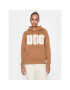 Ugg Суитшърт Rey fluff Logo Hoodie 1144506 Кафяв Regular Fit - Pepit.bg