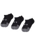 Under Armour Комплект 3 чифта къси чорапи унисекс Heatgear No Show Sock 1346755-001 Черен - Pepit.bg