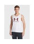 Under Armour Мъжки топ Ua Sportstyle Logo 1329589 Бял Loose Fit - Pepit.bg