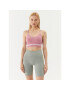 Under Armour Спортен сутиен Ua Seamless Low Long Bra 1357719 Розов Compression Fit - Pepit.bg