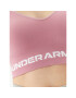 Under Armour Спортен сутиен Ua Seamless Low Long Bra 1357719 Розов Compression Fit - Pepit.bg