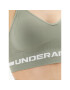 Under Armour Спортен сутиен Ua Seamless Low Long Bra 1357719 Зелен Compression Fit - Pepit.bg