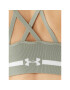 Under Armour Спортен сутиен Ua Seamless Low Long Bra 1357719 Зелен Compression Fit - Pepit.bg