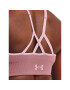 Under Armour Спортен сутиен UA Seamless Low Long Rib 1373870 Розов - Pepit.bg