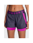 Under Armour Спортни шорти Ua Play Up 2-in-1 1351981 Виолетов Loose Fit - Pepit.bg