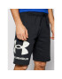 Under Armour Спортни шорти Ua Rival Fleece Big Logo 1357118 Черен Loose Fit - Pepit.bg