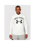 Under Armour Суитшърт Rival Terry Big Logo 1361559 Бял Loose Fit - Pepit.bg