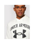 Under Armour Суитшърт Rival Terry Big Logo 1361559 Бял Loose Fit - Pepit.bg