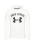 Under Armour Суитшърт Rival Terry Big Logo 1361559 Бял Loose Fit - Pepit.bg