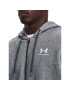 Under Armour Суитшърт UA Essential Fleece FZ Hood 1373881 Сив Regular Fit - Pepit.bg