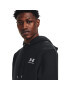 Under Armour Суитшърт UA Essential Fleece Hoodie 1373880 Черен Regular Fit - Pepit.bg