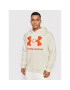 Under Armour Суитшърт Ua Rival Fleece Big Logo 1357093 Бежов Loose Fit - Pepit.bg