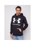 Under Armour Суитшърт Ua Rival Fleece Big Logo 1357093 Черен Loose Fit - Pepit.bg