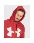 Under Armour Суитшърт Ua Rival Fleece Big Logo 1357093 Червен Loose Fit - Pepit.bg